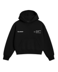 BLUAWAY CORE ESSENTIAL BLACK HOODIE