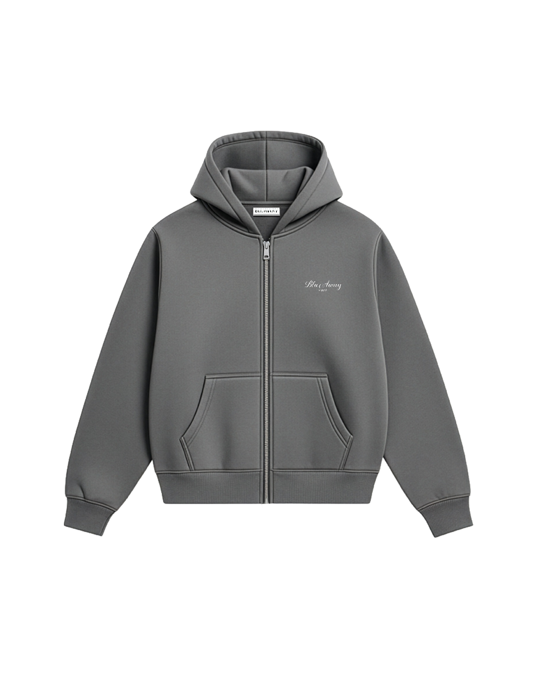 THE W1F GREY ZIPUP